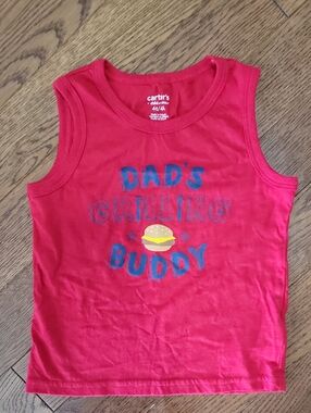 Carter's Bright Red 'Dad's Grilling Buddy' Tank
